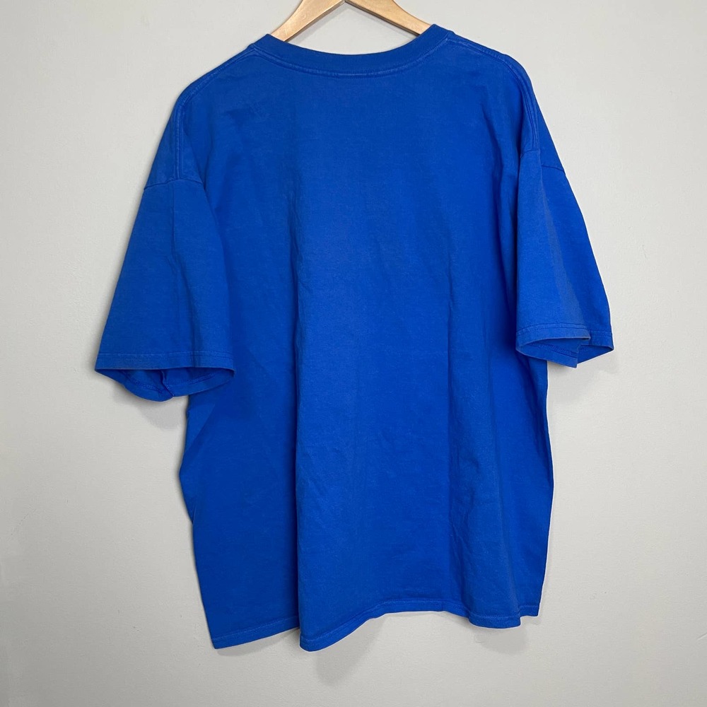Gildan Casablanca Blue Parrot Morocco Short Sleeve Crew Neck Graphic Tee XXL - Picture 2 of 7